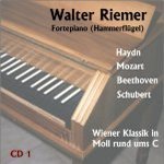 Cover der ersten Fortepiano-CD von Walter Riemer