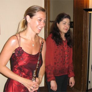 Marina Piccinini (Flöte) und Mihaela Ursuleasa (Klavier)